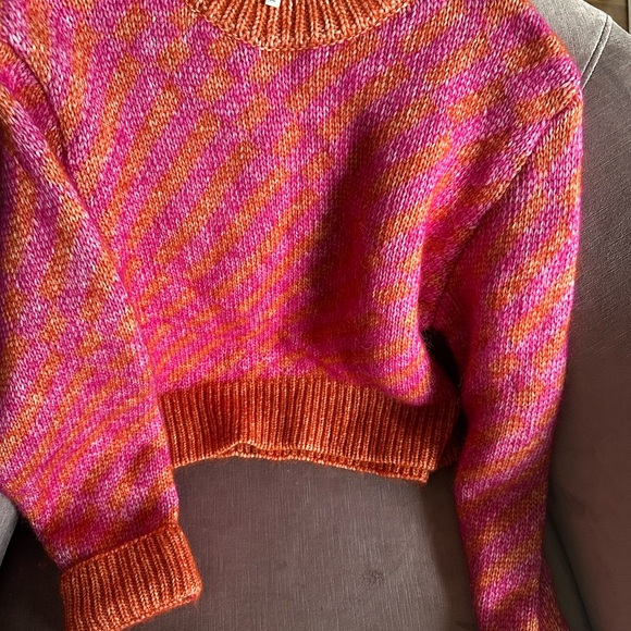 KOTN Sweaters - KOTN Pink and Orange Women's Sweater